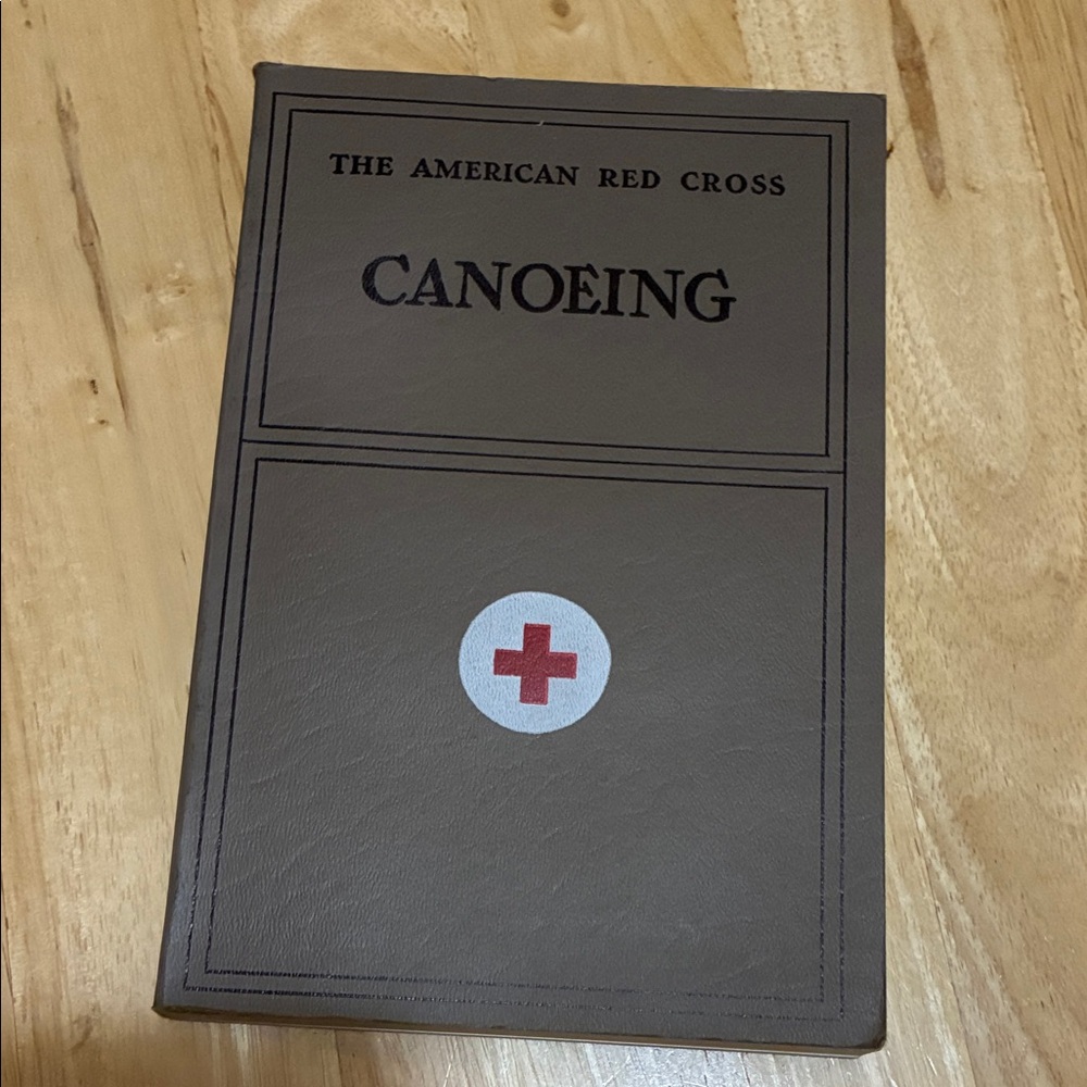 American Red Cross Canoeing Book 1969 paperback